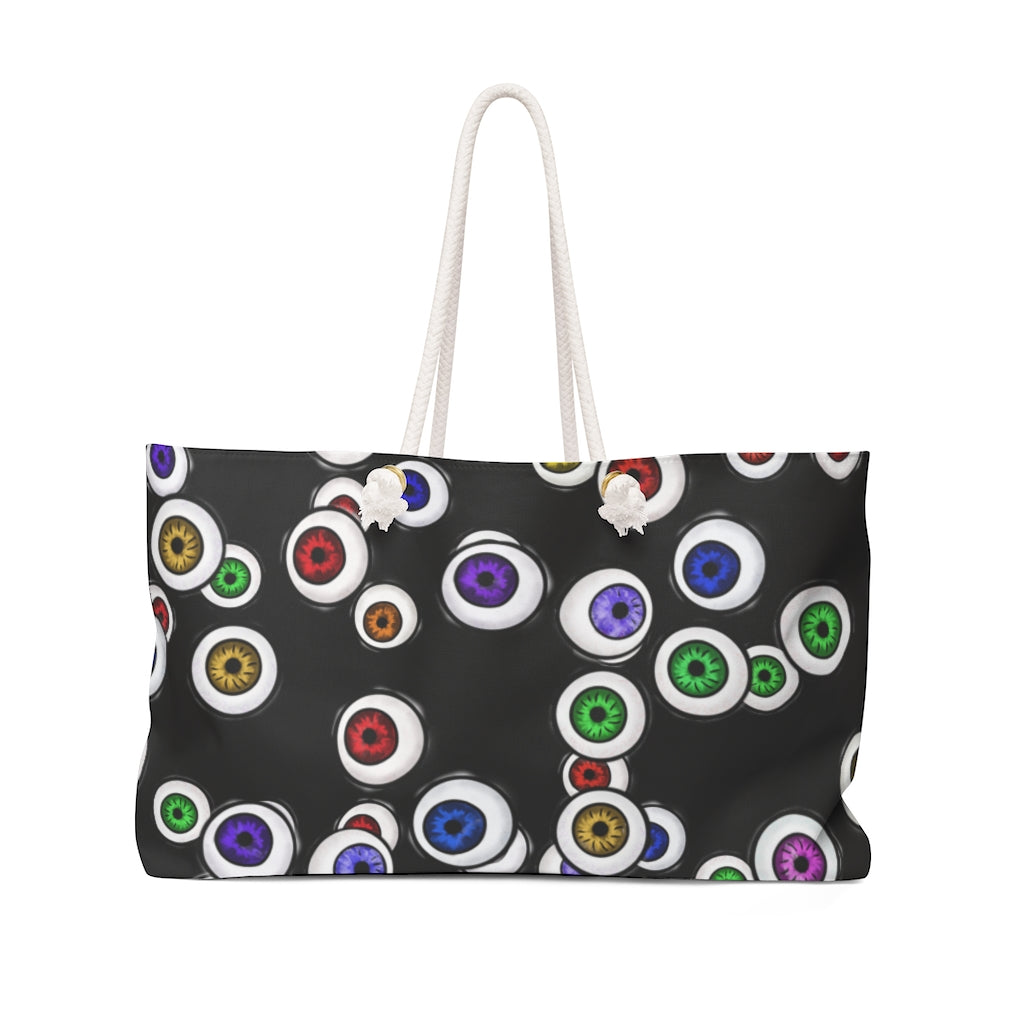 Goth Accessory Eyeballs Everywhere Halloween Weekender Bag