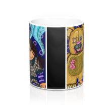 Load image into Gallery viewer, Halloween Coffee Mug Scary Toys by artist Roxanne Crouse 11oz
