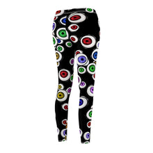 Load image into Gallery viewer, Eyeballs Everywhere Goth Fashion Women&#39;s  Halloween Leggings
