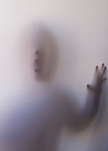 Load image into Gallery viewer, Ghost In The Wall Blank Book For Horror Novelists Journal
