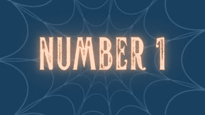 Stock Video Instant Download of 5 Separate Files Spooky Countdown Numbers 1 to 5 1080p