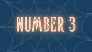 Stock Video Instant Download of 5 Separate Files Spooky Countdown Numbers 1 to 5 1080p