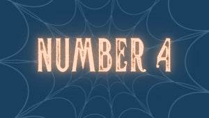Stock Video Instant Download of 5 Separate Files Spooky Countdown Numbers 1 to 5 1080p