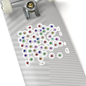 Halloween Eyeballs Everywhere Kiss-Cut Stickers