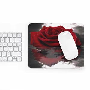 Surreal Red Rose Sinking into Water Mousepad