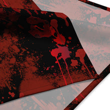 Load image into Gallery viewer, Blood Splatter Horror All-over print bandana
