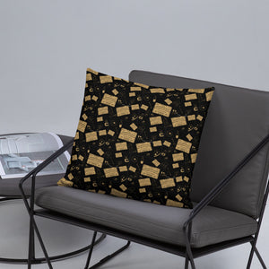 Ouija and Skulls Basic Pillow