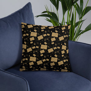 Ouija and Skulls Basic Pillow