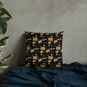 Ouija and Skulls Basic Pillow