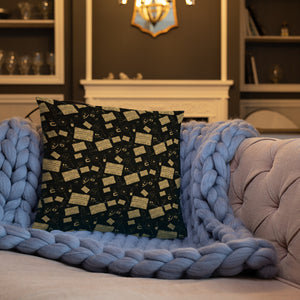 Ouija and Skulls Basic Pillow