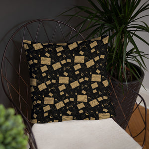 Ouija and Skulls Basic Pillow