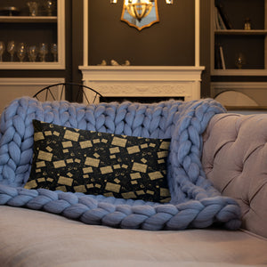 Ouija and Skulls Basic Pillow