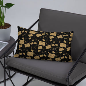 Ouija and Skulls Basic Pillow