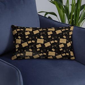 Ouija and Skulls Basic Pillow