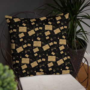 Ouija and Skulls Basic Pillow