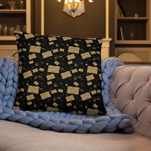Ouija and Skulls Basic Pillow