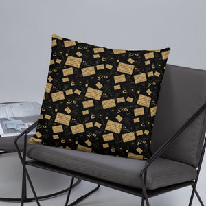 Ouija and Skulls Basic Pillow