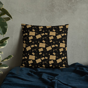 Ouija and Skulls Basic Pillow