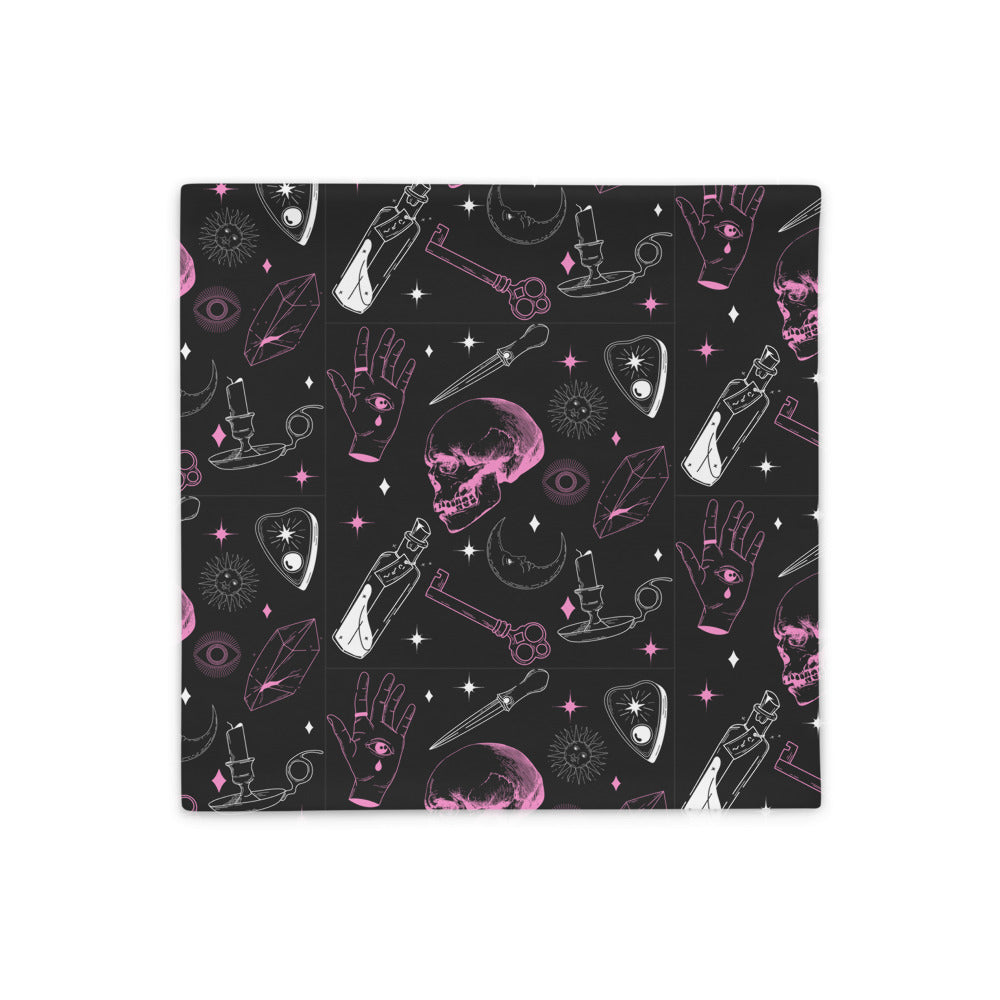 Skull and Potions Pillow Case