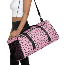 Load image into Gallery viewer, Pastel Goth Skeleton Cats Duffle bag
