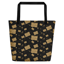 Load image into Gallery viewer, Ouija and Skulls Beach Bag
