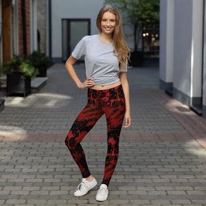 Blood Splatter Horror Leggings for Women