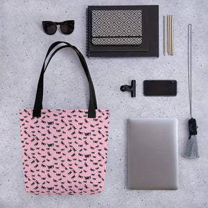 Pastel Goth Skeleton Cats Tote bag