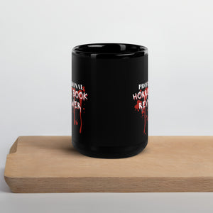 Professional Horror Book Reviewer Black Glossy Coffee Mug