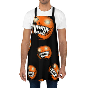 Scary Creepy Halloween Pumpkin Apron For Art or Cooking