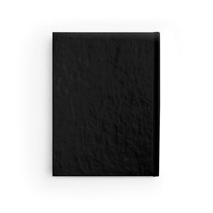 The word Witch in white on black Journal - Blank Size 5 x 7.25