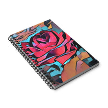Load image into Gallery viewer, Abstract Rose Spiral Journal  Size 5 x 8

