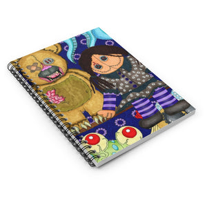 Scary Toys Spiral Notebook - Ruled Line