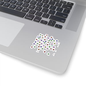 Halloween Eyeballs Everywhere Kiss-Cut Stickers