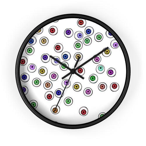 Eyeballs Everywhere Goth Home Decoration Halloween Wall clock