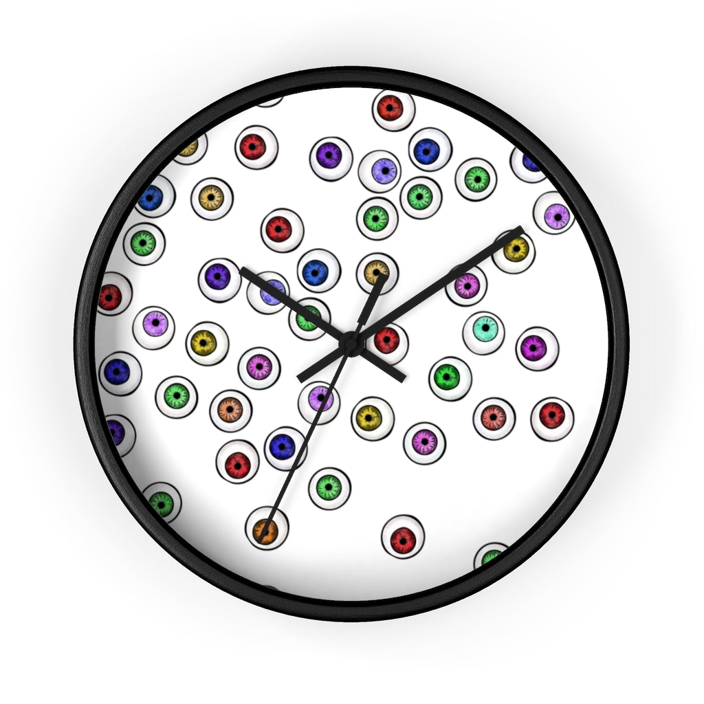Eyeballs Everywhere Goth Home Decoration Halloween Wall clock