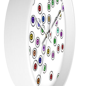 Eyeballs Everywhere Goth Home Decoration Halloween Wall clock