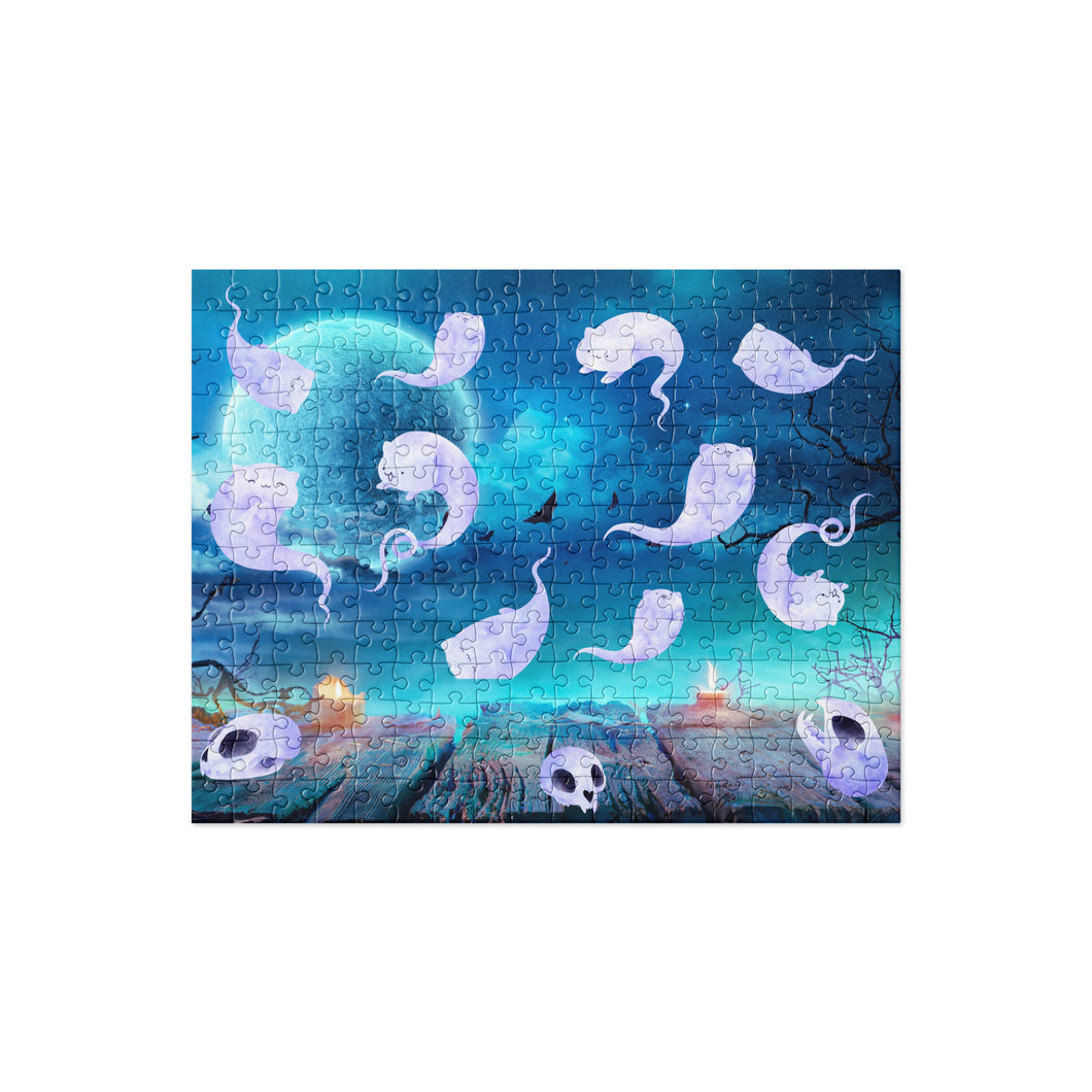 Cute Cat Ghosts Halloween Jigsaw puzzle
