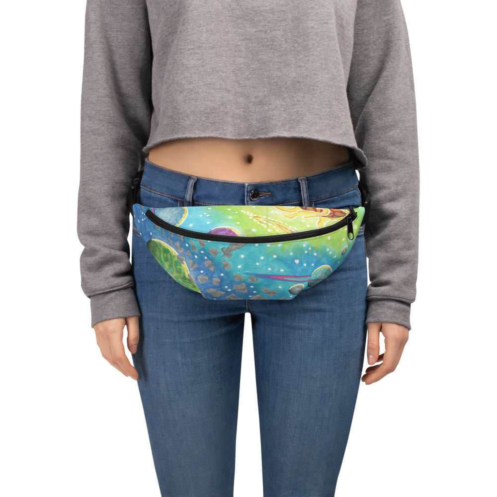 Cartoon Outer Space Fanny Pack