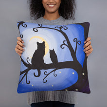 Load image into Gallery viewer, Night Creatures Throw Pillow square

