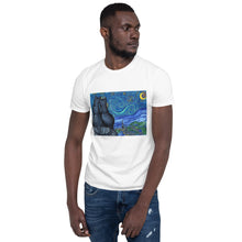 Load image into Gallery viewer, Starry Kitties Parody of Starry Night Short-Sleeve Unisex T-Shirt

