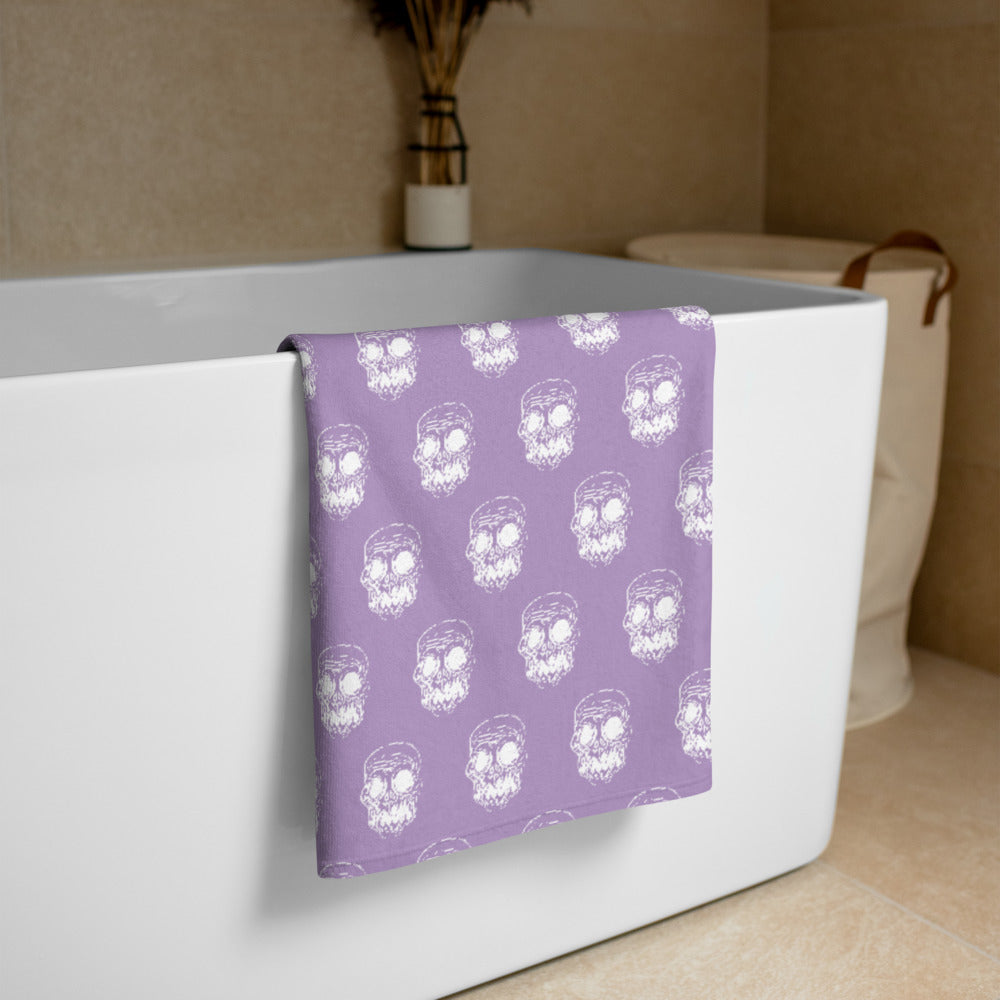 Scary Halloween Face Beach and Bath Towel