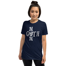 Load image into Gallery viewer, Goth Mom Black With White Text Short-Sleeve Unisex T-Shirt
