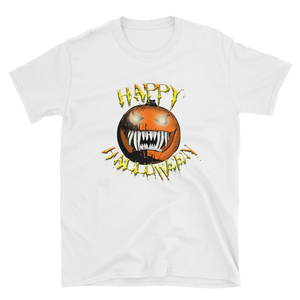 Happy Halloween Scary Pumpkin Short-Sleeve Unisex T-Shirt