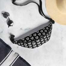 Load image into Gallery viewer, Black Goth Skull Pattern Fanny Pack
