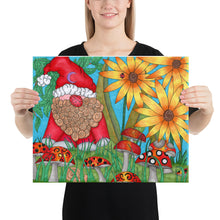 Load image into Gallery viewer, The Gnome Art Print by Roxanne The Spooky Cat Lady Photo paper poster
