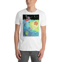 Load image into Gallery viewer, Octopus Fishing For a Spaceship Short-Sleeve Unisex T-Shirt
