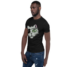 Load image into Gallery viewer, Cartoon Pirate Cat Short-Sleeve Unisex T-Shirt for Men and Women
