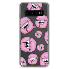 Load image into Gallery viewer, Scary pink man eating doughnuts Samsung Case
