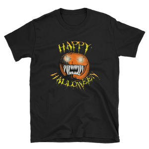 Happy Halloween Scary Pumpkin Short-Sleeve Unisex T-Shirt