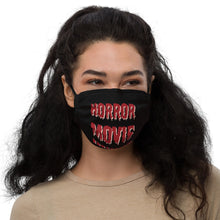 Load image into Gallery viewer, Horror Movie Junkie Premium face mask Great Gift for Horror Fans
